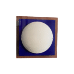 Plafoniera  NU 9-350/35 BLAU R7S 118mm 1x100W Cadru Foaie Sticla Patrat Albastru si Abajur Sticla Rotund Alb ORION - imagine 5