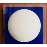 Plafoniera  NU 9-350/35 BLAU R7S 118mm 1x100W Cadru Foaie Sticla Patrat Albastru si Abajur Sticla Rotund Alb ORION - imagine 6