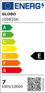 Bec LED, argintiu,metal, sticla transparenta, E27 ILLU, Ø 45, V: 72, E27 LED 6,5W 230V, 806lm, 2700K - imagine 4