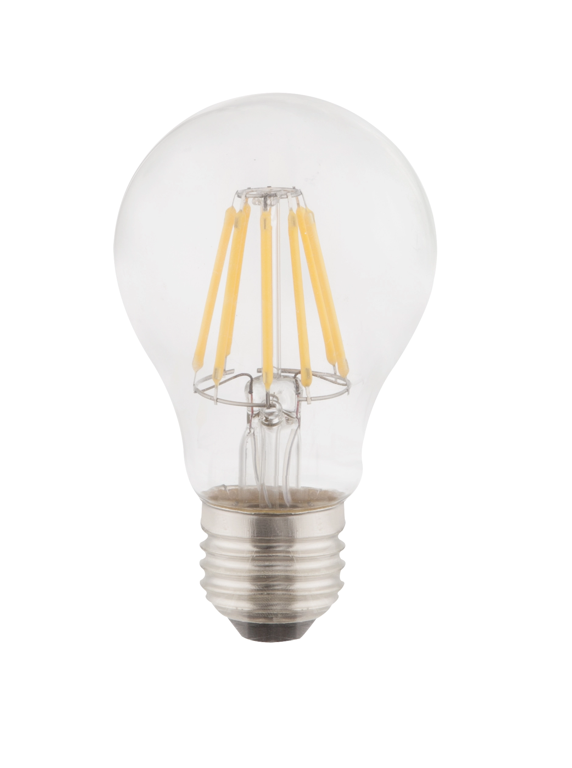 10582K_a Bec LED, sticla transparenta, Ø60, H: 106, 1xE27 LED 7W 230V, 806lm, 2700K - imagine 1