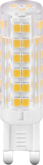 Bec LED, plastic alb, plastic transparent, Ø15 V:60, 1xG9 LED 4W 230V, 400lm, 3000K