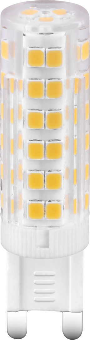 10701_a Bec LED, plastic alb, plastic transparent, Ø15 V:60, 1xG9 LED 4W 230V, 400lm, 3000K - imagine 1