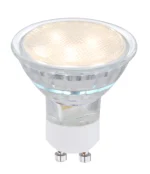 Bec LED, sticla satinata, Ø50, H:53, 1xGU10 LED 3W 230V, 250lm, 3000K.
