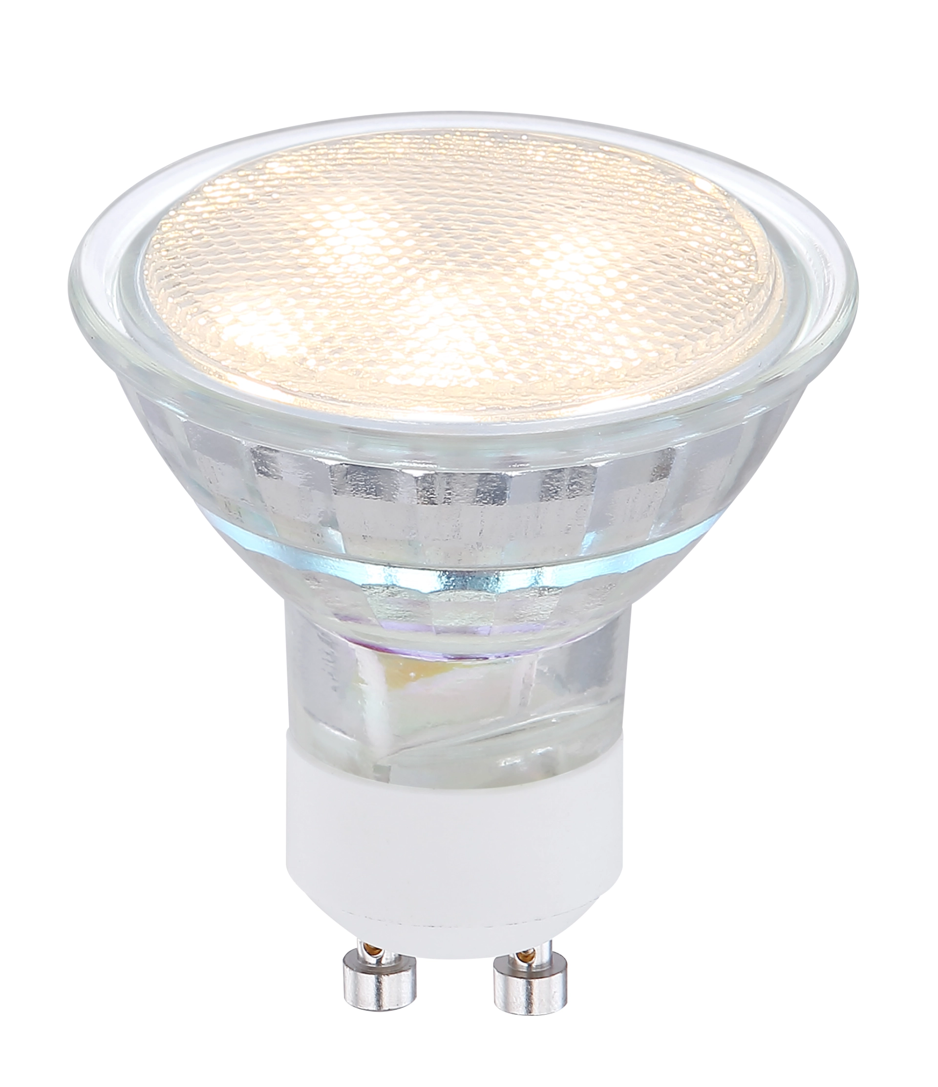 10706K_a Bec LED, sticla satinata, Ø50, H:53, 1xGU10 LED 3W 230V, 250lm, 3000K. - imagine 1