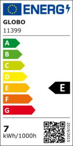 Bec LED, sticla transparenta, E27 Edison, forma para, Ø64, H:140, 1xE27 LED 7W 230V, 800lm, 3000K. - imagine 4