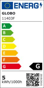 Bec LED, auriu, sticla chihlimbar, E27 Edison, AGL, dimmabil, Ø60, V:125, 1xE27 LED 4,5W 230V, 200lm, 1800K. - imagine 3