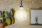 Bec LED decorativ din sticlă transparentă, reglabil, ø: 125mm, I: 175mm, incl. 1x E27 LED 7W 230V, 800lm sursă, 800lm ieșire, 4000K - imagine 4