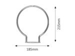 Pendul Rolly pull, Alb, 185x215mm, Rabalux - imagine 2