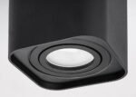 Plafoniera Kobald, Negru, GU10 1x MAX 42W, 90x90mm Rabalux - imagine 4