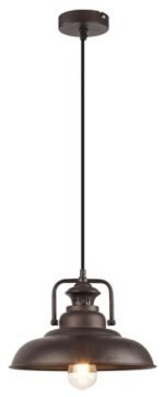 Pendul Kyle, metal maro, E27 x1 MAX 60W, Ø310MM - imagine 3