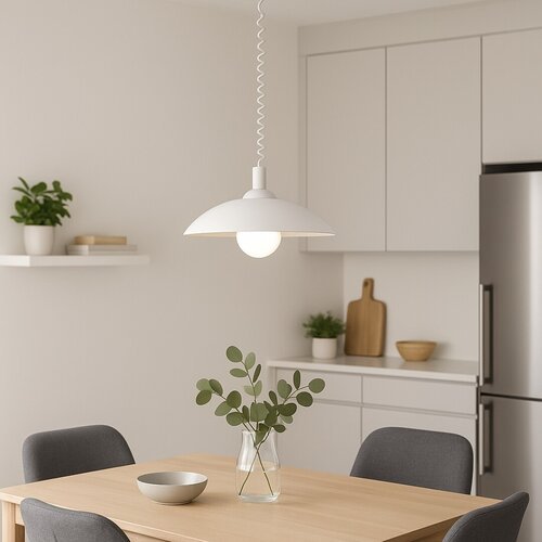 4780-e Pendul Round, Alb, E27 1x60W, Rabalux - imagine 1