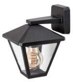 Aplică Exterior Paravento, Negru, in jos, E27 1x40W, 160x220mm, IP44, Rabalux - imagine 3