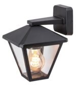 Aplică Exterior Paravento, Negru, in jos, E27 1x40W, 160x220mm, IP44, Rabalux - imagine 4
