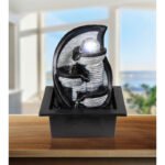 Lampa decorativa Fântână gri, 4xRGB LED 0,13W 230V, 210x175x255mm, Globo