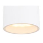Aplica de exterior, aluminiu alb, sticlă transparentă, IP44, D: 108, H: 96, excl 1xGX53 7W 230V - imagine 5