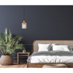 Lampă suspendată metal negru mat, lemn maro închis, sticlă fumurie, cablu PVC negru, înălțimea poate fi scurtată, ø: 120mm, H: 1200mm, excl. 1x E27 25W 230V - imagine 2