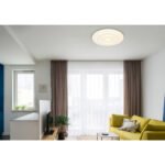 Plafonieră metal alb mat, acrilic opal, ø: 490mm, H: 50mm, incl. LED 40W 230V, sursă 5200lm, putere 3300lm, 3000K