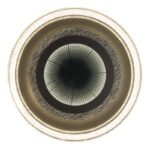 Plafonieră din Metal Antracit Mat, Cristale Acrilice Transparente, Oglindă cu Efect 3D, Dimmabilă, Mai Multe Niveluri Prin Comutator de Perete, funcț… - imagine 4