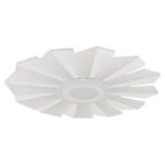 Plafonieră metal alb mat, opal acrilic, dimmabilă, mai multe niveluri prin comutator de perete, funcție de memorie, lumină de noapte, temporizator, telecomandă, ø: 500mm, H:75mm, incl. LED 58W 230V, sursă 720-7250lm, ieșire 320-3190lm, CCT 2700-6000K - imagine 4