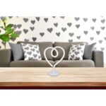 Lampă de masă metal alb mat, aluminiu alb mat, silicon opal, cablu PVC alb, comutator basculant pe cablu, 1, LxLxA: 160x100x235mm, lungime cablu 1500mm, incl. LED 6W 230V, sursă 450lm, ieșire 250lm, 3000K - imagine 2