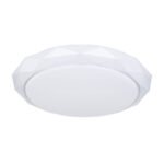 Plafoniera, metal alb, acril, decor Sparkle, lumina de noapte, dimabil, telecomanda, D: 500, H: 90, inclusiv 1xLED 48W 230V, 3900lm sursă, ieșire 3360lm, CCT 3.000-4500-6.500. - imagine 3