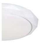 Plafoniera, metal alb, acril, decor Sparkle, lumina de noapte, dimabil, telecomanda, D: 500, H: 90, inclusiv 1xLED 48W 230V, 3900lm sursă, ieșire 3360lm, CCT 3.000-4500-6.500. - imagine 5