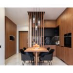 Suspensie metal negru mat, sticlă fumuriu, metal negru mat, cablu textil negru, ø: 300mm, H: 1500mm, excl 3x E27 25W 230V