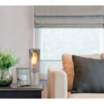 Veioza nichel mat, sticlă fumuriu, cablu textil negru-alb 1.5m touch on / off, D: 90, H :. 300, excl 1xE27 25W 230V