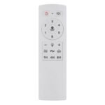 Ventilator de tavan, metal/plastic negru mat,ň reglabil intensitate, viteze multiple prin întrerupător de perete, memorie, temporizator, telecomandă, 2 direcții de rotație, ø:1315mm, LED 20W 230V, sursă 2460 lm, putere 1450 lm, CCT 2700-6500K - imagine 5