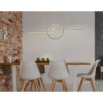 suspensie, metal gri/grafit, acryl alb, lumina de veghe, dimmabila, telecomanda, schimbare culori lumina, LxBxH:1200x60x1500, inkl. 1xLED 50W 230V, 4000lm Source, 1300lm Output, CCT 3.000-4500-6.000