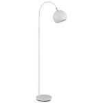 Lampă de podea metal alb mat, metal alb mat, cablu PVC alb, comutator cu pedală în cablu, LxLxA: 580x250x1500mm, lungime cablu 1800mm, excl. 1x E27 60W 230V - imagine 3