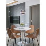 Suspensie, metal negru, sticlă fumurie, D: 300, H: 1200, excl.1xE27 60W 230V - imagine 2