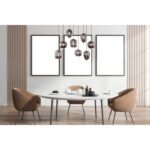 Suspensie metal mat, sticlă fumurie , 8 sticle cu diferite forme, LxLxA: 1025x340x1200mm, excl. 8x E14 40W 230V