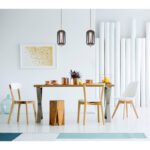 Suspensie metal, mat, sticla fumurie, ø: 220mm, H: 1200mm, excl.1x E27 60W 230V - imagine 2