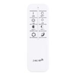 Lampă cu suspensie metal negru, alb, alb acrilic, reglabil, funcție de memorie, lumină de noapte, înălțimea poate fi scurtată, telecomandă, inel ø:30cm / 50cm, ø:500mm I:1200mm, LED 50W 230V, 525-6250lm Sursă, 150-1800lm Ieșire, CCT 2700-6000K - imagine 5