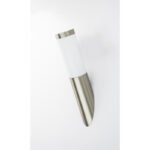 Aplica de exterior, otel inoxidabil, plastic alb, IP44, D: 76, H: 400, AL: 170, excl 1xE27 60W 230V - imagine 6