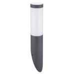 Aplica de exterior ,oțel inoxidabil antracit, plastic alb, IP44, D: 76, H: 390, AL: 170, excl. 1xE27 60W 230V - imagine 3