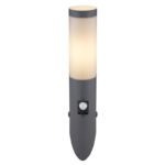 Aplică Exterior Boston, Antracit, Senzor, Oblica E27 1x60W, Ø76mm, IP44, Globo - imagine 4
