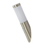 Aplica de exterior, otel inoxidabil, plastic alb, IP44, senzor: 90 °, gama: 9m, D: 76, H: 405, AL: 170, excl 1xE27 60W 230V - imagine 3