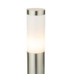 Stalp de exterior, otel inoxidabil, plastic alb, IP44, D: 127, H: 450, excl 1xE27 60W 230V - imagine 6