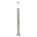 Stalp de exterior din otel inoxidabil plastic alb, IP44, D: 127, H: 1100, excl 1xE27 60W 230V