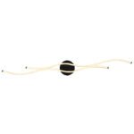 Plafonieră metal negru mat, aluminiu negru mat, plastic opal, LxWxH: 1104x130x56mm, incl. LED 30W 230V, sursă 3550lm, ieșire 1300lm, 3000K - imagine 5