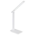 Lampă de masă din plastic alb mat, plastic opal, imitație de piele alb antic, întrerupător glisant, reglabil, variator de intensitate,adaptor incl.,cablu USB incl.,LxLxA:280x115x500mm, LED 5W 230V, sursă 60-582lm, ieșire 57-570lm, CCT 2700/6500/4000K - imagine 6