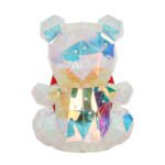 Lampă de masă din plastic cu efect de cristal transparent, cablu PVC alb, comutator basculant pe cablu, fără adaptor, cablu USB inclus, inclusiv adaptor 10W DC5V 2A, LxLxA: 260x205x320mm, lungime cablu 2000mm, inclusiv 200x LED 0.03W 5V, 8000K - imagine 5