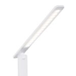 Lampa de birou , plastic negru, imitatie piele, intrarupator, touchdimmer, culori reglabile, LxBxH:420x115x565, inkl. 1xLED 6W 230V, 20-350lm Output, CCT 3.000-4500-6.000K - imagine 4