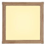 Plafonieră metal alb/negru mat, MDF lemn optic închis, plastic alb, memorie, 1 lumină principală,2 lumini laterale,3 ambele împreună, L x l x I: 300x300x75mm, LED 12W, 1200lm Sursă, 800lm Ieșire, LED 12W 230V, 1220lm Sursă, 630lm Ieșire, 3000K - imagine 5