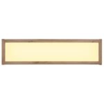 Plafonieră metal alb/negru mat, MDF lemn optic închis, plastic alb, memorie, 1 lumină principală, 2 lumini laterale, 3 ambele împreună, L x l x I: 800x200x75mm, LED 24W, 2650lm Sursă, 1340lm Ieșire, LED 20W 230V, 2250lm Sursă, 1110lm Ieșire, 3000K - imagine 5