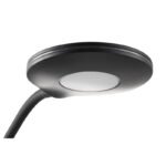 Lampă de masă plastic negru, cablu PVC, touch on/off, reglabil, comutator în trepte, incl. adaptor, Flexo, alte funcții: reglabil în 3 trepte, LxWxH: 150x132x320mm, incl. LED 4.6W 230V, sursă 500lm, ieșire 300lm, 3000K - imagine 3