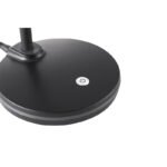 Lampă de masă plastic negru, cablu PVC, touch on/off, reglabil, comutator în trepte, incl. adaptor, Flexo, alte funcții: reglabil în 3 trepte, LxWxH: 150x132x320mm, incl. LED 4.6W 230V, sursă 500lm, ieșire 300lm, 3000K - imagine 4