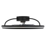 Ventilator de tavan metal negru mat, acril opal, plastic de culoare fumurie, dimmable, mai multe niveluri prin comutator de perete, memorie, telecomandă, 30m², ø: 500mm, H: 140mm, incl. LED 40W 230V, sursă 460-5000lm, ieșire 188-2080lm, CCT3000-6500K - imagine 5